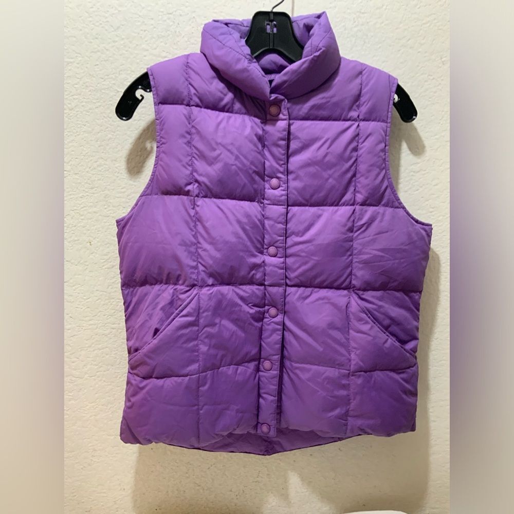 New Lands End Women’s down blend puffer vest size small 6/8